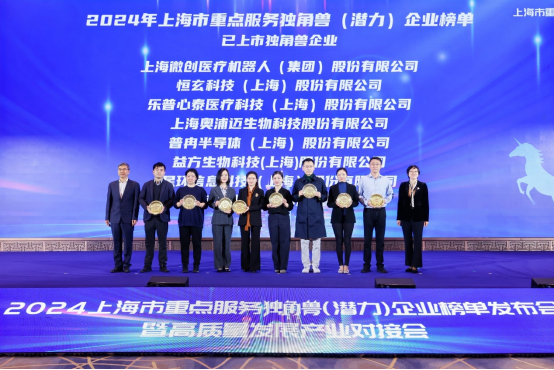 喜報！普冉股份入選“2024年上海市重點服務獨角獸（潛力）企業(yè)”(圖4)